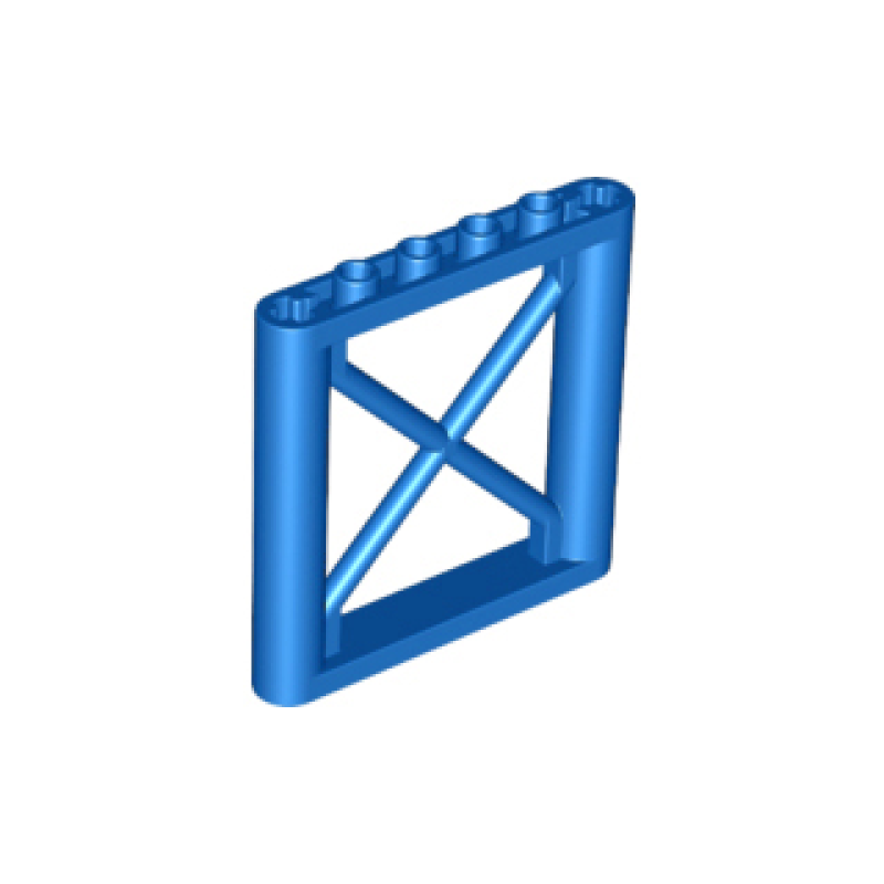 Steun 1x6x5 Rechthoekige Balk Blue